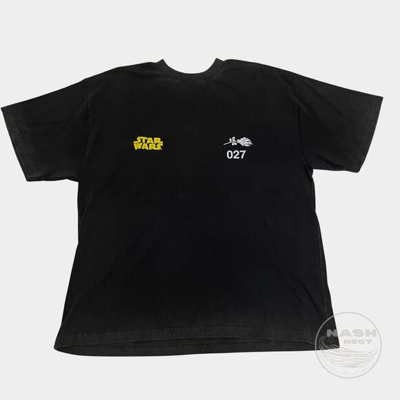 Civil Regime Star Wars Tee M | 199X Oversized, Vintage Wash Green Crystal NWOT - Picture 2 of 9